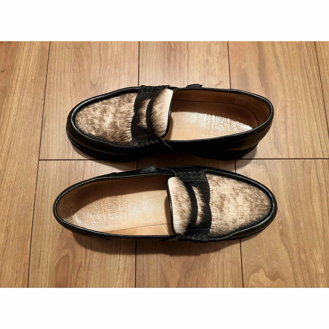 Paraboot(パラブーツ)のParaboot Reims ポニーランス サイズ6h 黒 パラブーツ ミカエル メンズの靴/シューズ(スリッポン/モカシン)の商品写真