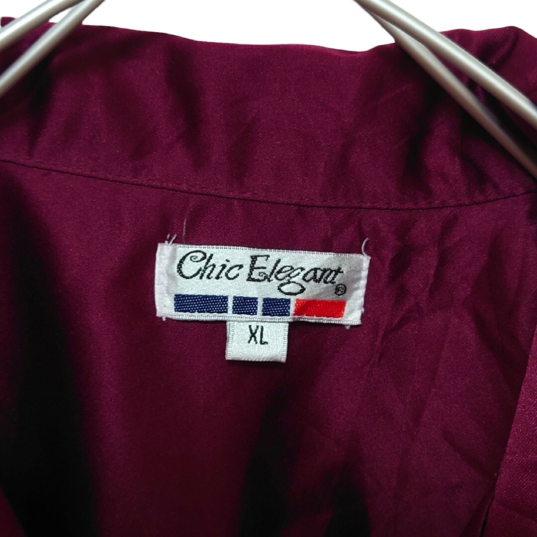 VINTAGE(ヴィンテージ)の【Chic Elegant】開襟 刺繍入りキューバシャツ A-1799 メンズのトップス(シャツ)の商品写真