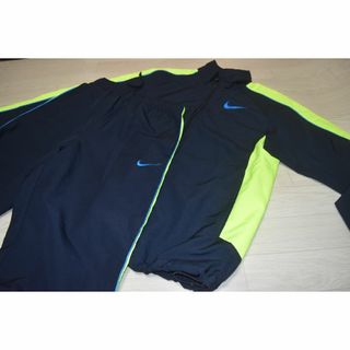 ナイキ(NIKE)のNIKE DRI-FIT 上下セット　Ｍ　薄手　ネイビー(ジャージ)