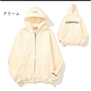 Essential - ESSENTIALS リフレクティブジャケット高級感 パーカー男女兼用ビッグロゴ