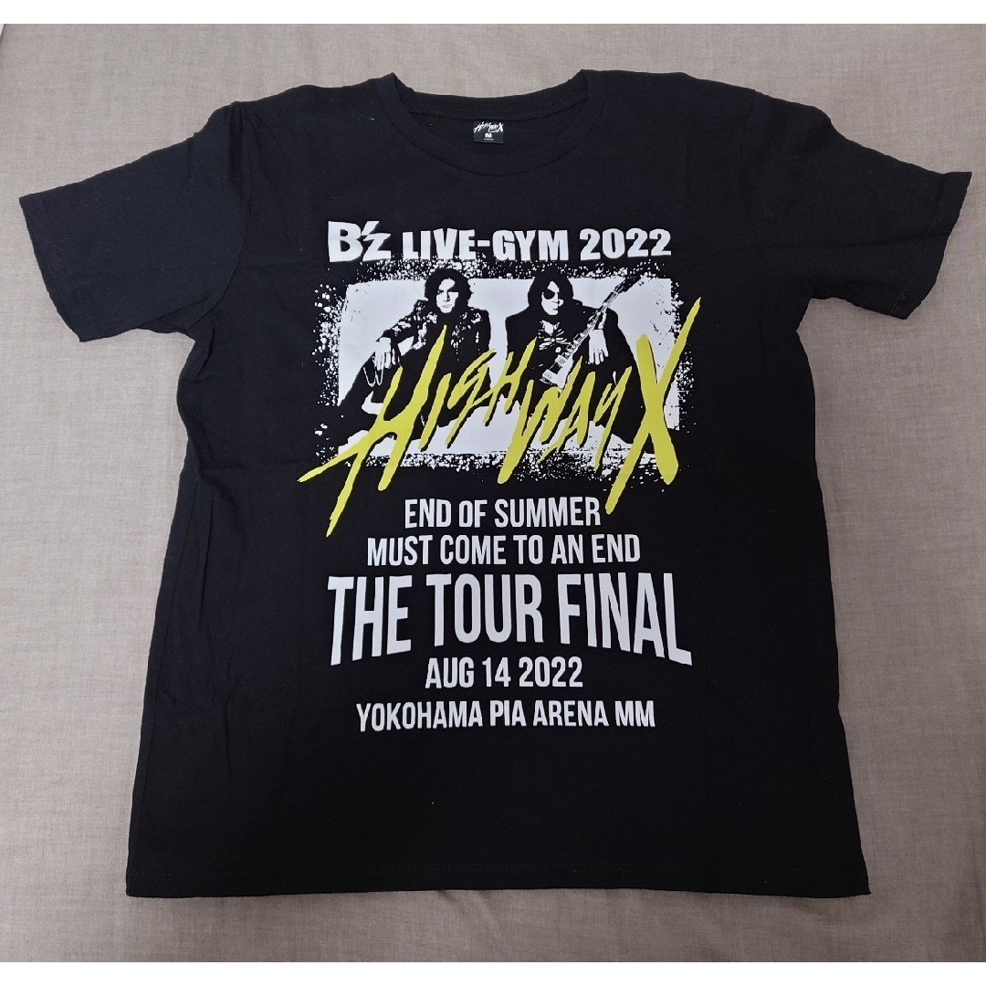 【B'z・グッズ】Highway X ファイナルTシャツ ブラック エンタメ/ホビーのタレントグッズ(ミュージシャン)の商品写真