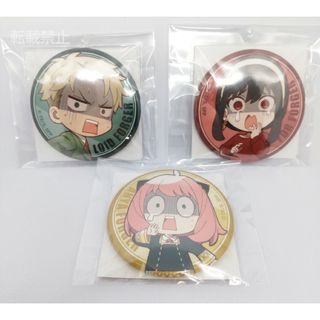 ムービック(movic)のSPY×FAMILY WIT展　びっくり缶バッジ　ロイド　ヨル　アーニャ　セット(キャラクターグッズ)