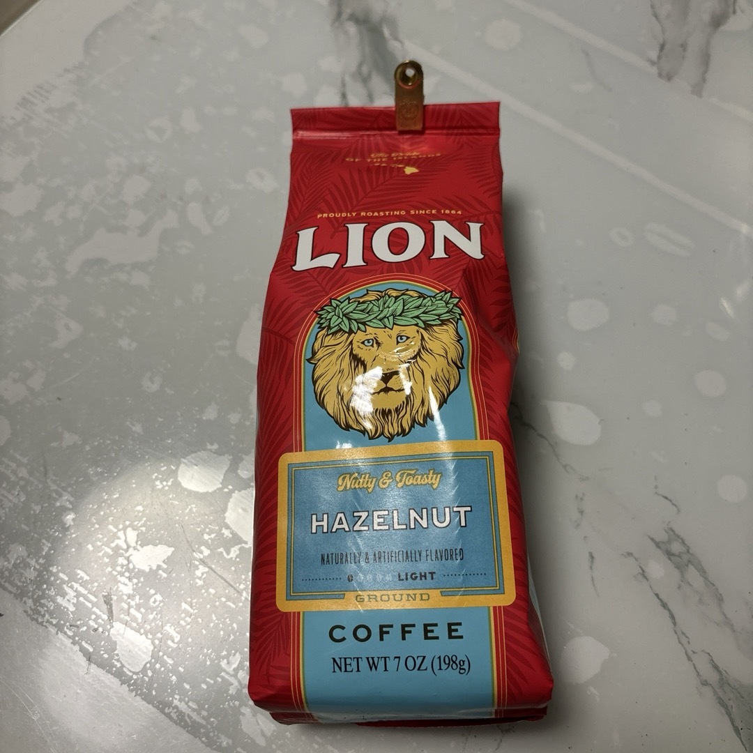 LION(ライオン)のLIONコーヒー☆ヘーゼルナッツ 食品/飲料/酒の飲料(コーヒー)の商品写真