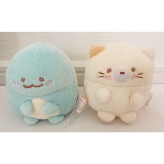 サンエックス(サンエックス)の【未使用品】すみっこ ぽっちゃりほにゃぐるみ 2体セット(ぬいぐるみ)