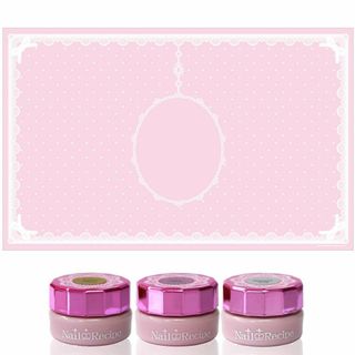 【色: コート加工ピンク】NailRecipeネイルレシピ シリコンネイルマット(ネイルケア)