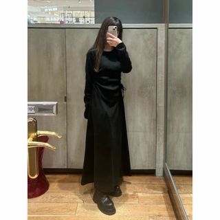 マウジー(moussy)のMOUSSY♡WAIST RIBBON LONG DRESS(ロングワンピース/マキシワンピース)