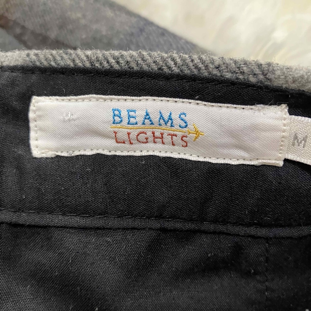 BEAMS(ビームス)の【美品】beams ビームス　チェック柄　テーパードパンツ　サイズM メンズのパンツ(その他)の商品写真