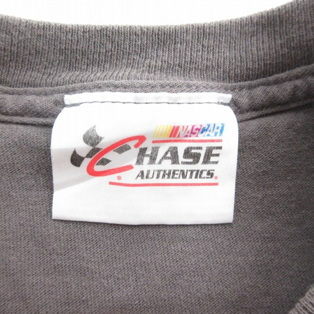 XL★古着 半袖 Tシャツ メンズ NASCAR ケヴィンハーヴィック クルーネック 濃グレー 24apr01 中古 メンズのトップス(Tシャツ/カットソー(半袖/袖なし))の商品写真