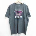 XL★古着 半袖 ロック バンド Tシャツ メンズ メタリカ 大きいサイズ ク…