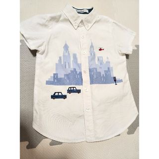 ファミリア(familiar)のファミリア　車　飛行機　ビル　シャツ(Tシャツ/カットソー)