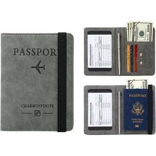 パスポートケース スキミング防止 SIMカード入れ 多機能 マルチケース 旅行(旅行用品)