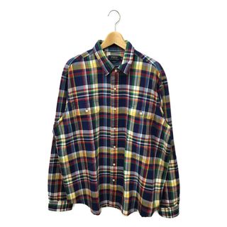 美品  POLO RALPH LAUREN 長袖チェックシャツ メンズ XXL(シャツ)