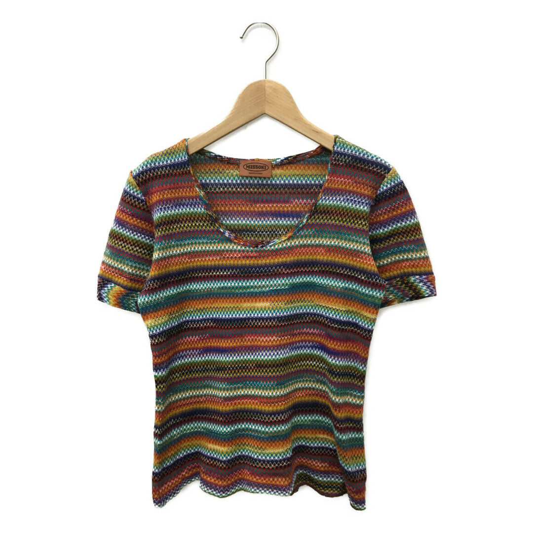 MISSONI(ミッソーニ)のミッソーニ MISSONI 半袖カットソー    レディース 46 レディースのトップス(カットソー(長袖/七分))の商品写真