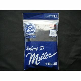 Robert P.Miller＋BLUE／ニットボクサーMENサイズLL*2P彡(ボクサーパンツ)