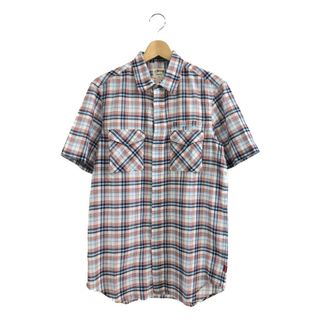 ステューシー(STUSSY)の美品 ステューシー STUSSY 半袖シャツ チェック柄    メンズ L(シャツ)