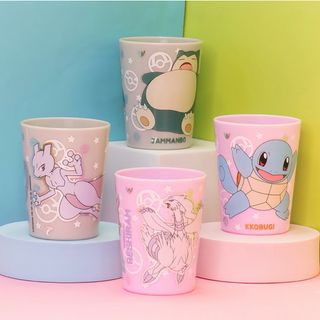 ポケモン(ポケモン)の新品！　ポケモン　コップ　カップ　セット　キッズ　子供　給食　カビゴン　ミュー2(グラス/カップ)