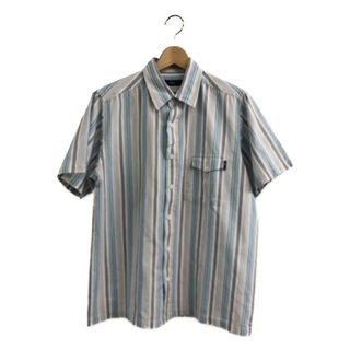 ステューシー(STUSSY)のステューシー STUSSY 半袖シャツ マルチストライプ柄    メンズ MD(シャツ)