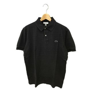 ラコステ(LACOSTE)の美品 ラコステ LACOSTE インディゴポロシャツ ウォッシュ加工 メンズ L(ポロシャツ)