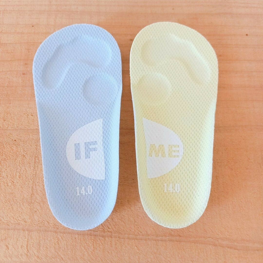 IFME(イフミー)のイフミー IFME 太めバンド イエロー 黄色 14㎝ タグ付き キッズ/ベビー/マタニティのベビー靴/シューズ(~14cm)(スニーカー)の商品写真