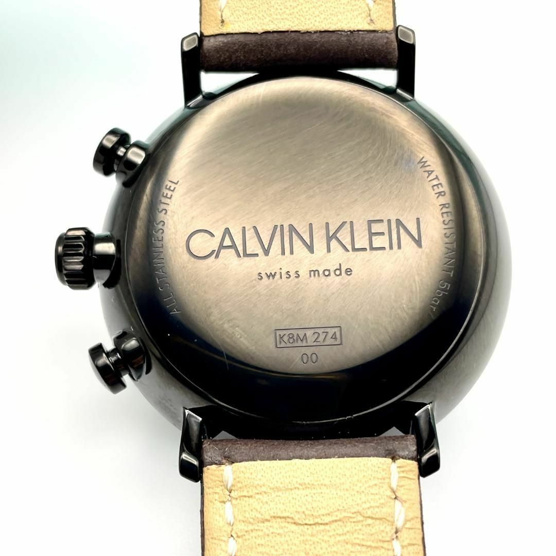 Calvin Klein(カルバンクライン)の極極美品■稼働 カルバンクライン CK クロノグラフ デイト メンズ 時計 綺麗 メンズの時計(腕時計(アナログ))の商品写真