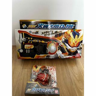 バンダイ(BANDAI)の仮面ライダー　鎧武 DX火縄大橙DJ銃　DXカチドキロックシード　変身ベルト(キャラクターグッズ)