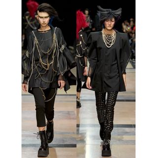 ジュンヤワタナベコムデギャルソン(JUNYA WATANABE COMME des GARCONS)のJUNYA WATANABE ジュンヤワタナベ  パール付きブラウス(シャツ/ブラウス(長袖/七分))