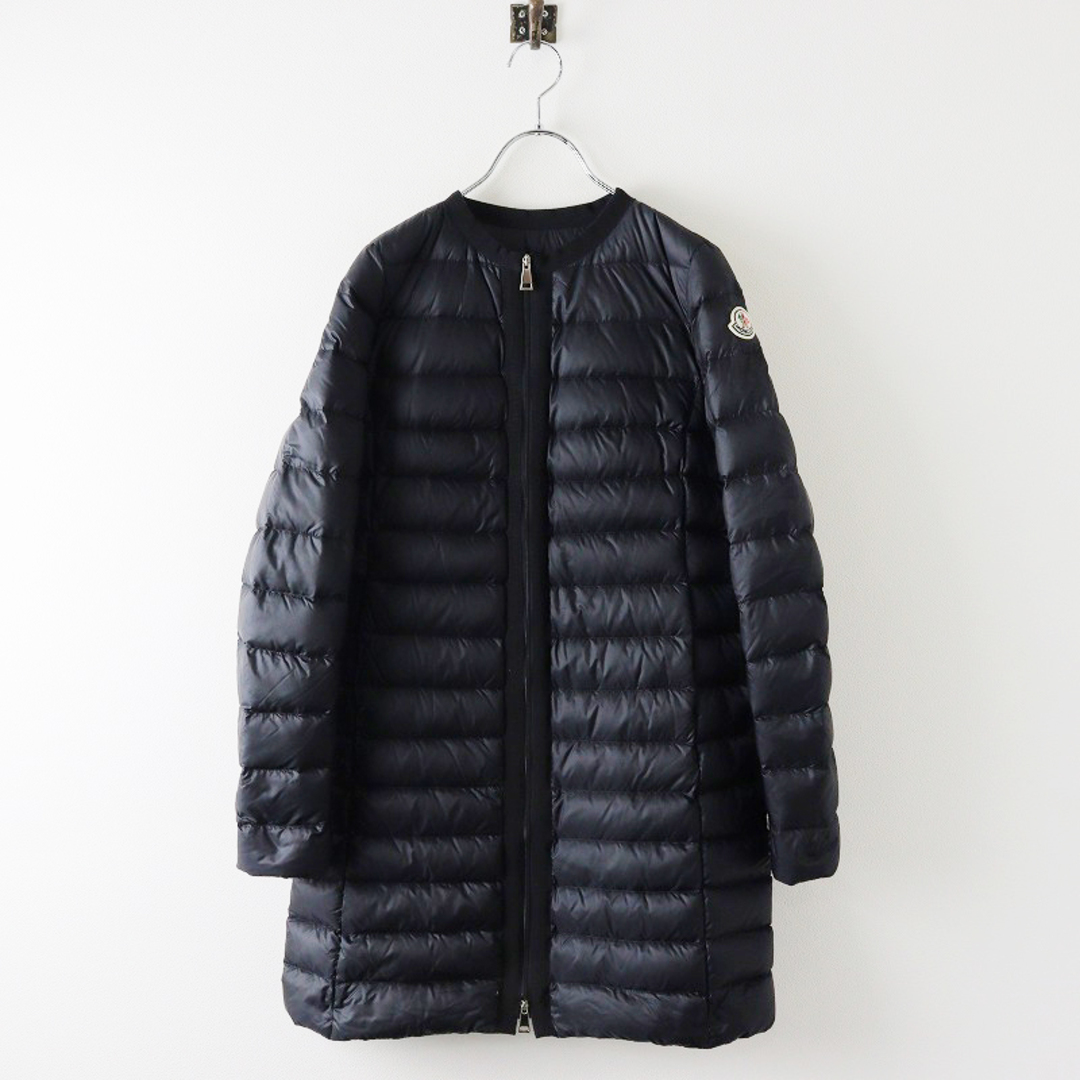 MONCLER(モンクレール)の人気アイテム JPタグ モンクレール MONCLER HEMATITE ジップアップ ライトダウンコート 0//ブラック 黒 上着【2400013759977】 レディースのジャケット/アウター(ダウンジャケット)の商品写真