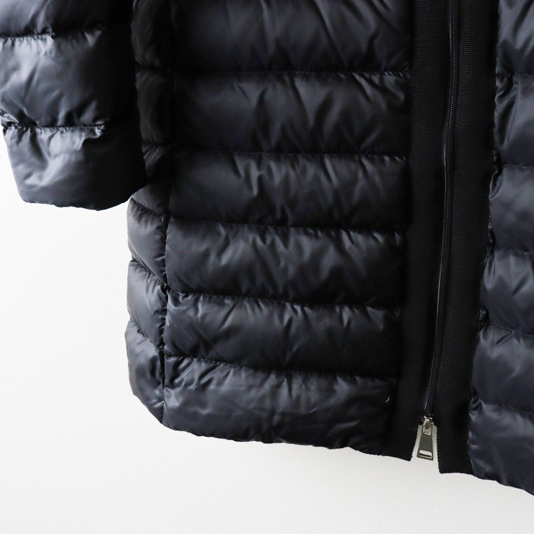 MONCLER(モンクレール)の人気アイテム JPタグ モンクレール MONCLER HEMATITE ジップアップ ライトダウンコート 0//ブラック 黒 上着【2400013759977】 レディースのジャケット/アウター(ダウンジャケット)の商品写真