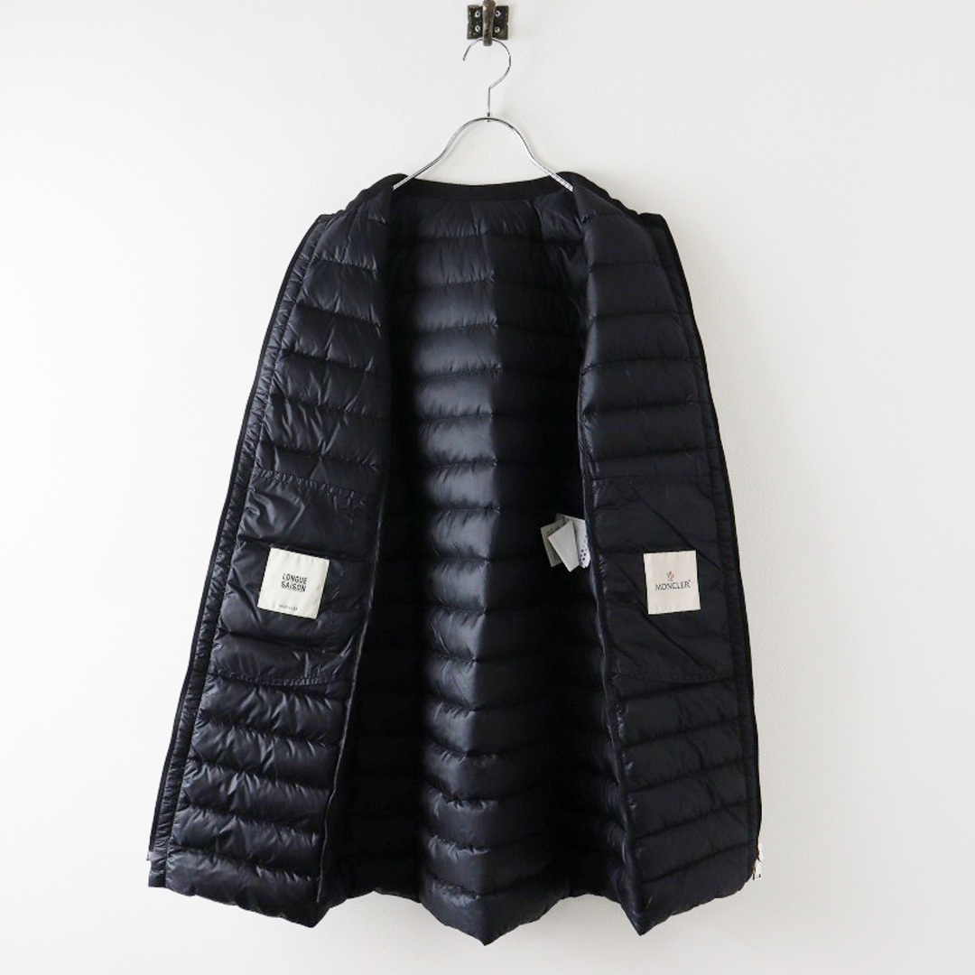 MONCLER(モンクレール)の人気アイテム JPタグ モンクレール MONCLER HEMATITE ジップアップ ライトダウンコート 0//ブラック 黒 上着【2400013759977】 レディースのジャケット/アウター(ダウンジャケット)の商品写真