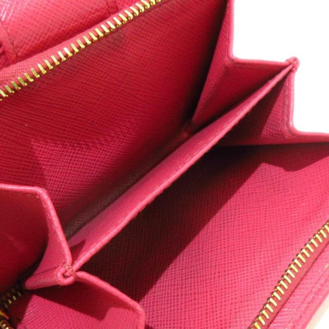 PRADA(プラダ)のPRADA(プラダ) 2つ折り財布 - 1ML018 ピンク サフィアーノレザー レディースのファッション小物(財布)の商品写真