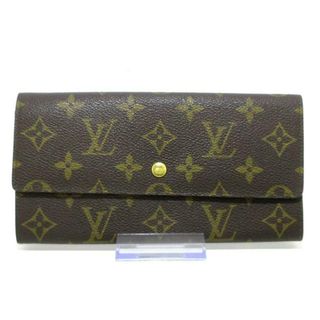 ルイヴィトン(LOUIS VUITTON)のLOUIS VUITTON(ルイヴィトン) 長財布 モノグラム ポシェット・ポルト モネ クレディ M61725(旧型) ■外側　⇒　モノグラム・キャンバス■内側　⇒　クロスグレインレザー(財布)