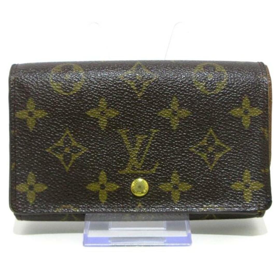 LOUIS VUITTON(ルイヴィトン)のLOUIS VUITTON(ルイヴィトン) 2つ折り財布 モノグラム ポルト モネ・ビエ トレゾール M61730 ■外側素材⇒モノグラム・キャンバス■内側素材⇒クロスグレインレザー レディースのファッション小物(財布)の商品写真