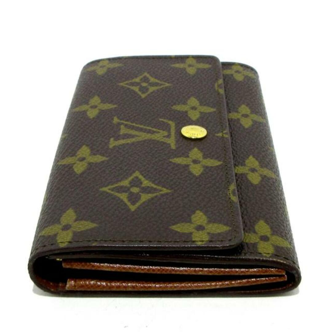 LOUIS VUITTON(ルイヴィトン)のLOUIS VUITTON(ルイヴィトン) 2つ折り財布 モノグラム美品  ポルトモネジップ M61735 ■外側　⇒　モノグラム・キャンバス■内側　⇒　クロスグレインレザー レディースのファッション小物(財布)の商品写真