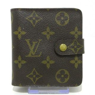 ルイヴィトン(LOUIS VUITTON)のLOUIS VUITTON(ルイヴィトン) 2つ折り財布 モノグラム コンパクト・ジップ M61667 モノグラム･キャンバス(財布)