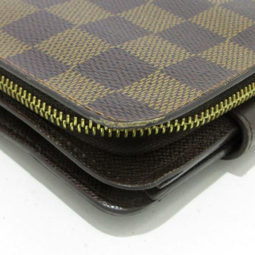 LOUIS VUITTON(ルイヴィトン)のLOUIS VUITTON(ルイヴィトン) 2つ折り財布 ダミエ コンパクト・ジップ N61668 エベヌ ダミエ･キャンバス レディースのファッション小物(財布)の商品写真