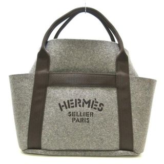 エルメス(Hermes)のHERMES(エルメス) トートバッグ新品同様  サックドパンサージュ グルーム グリモワイヤン×エベンヌ ソーエルメス杯限定/シルバー金具 ウール(フェルト)	(トートバッグ)