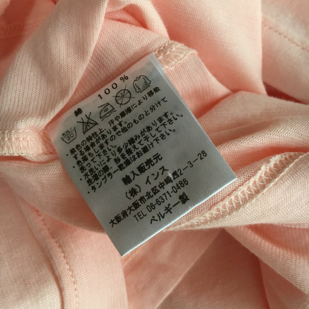 PYJAMA CLOTHING(ピジャマクロージング)のベルギー製　pyjama clothing　カットソー　USED レディースのトップス(カットソー(半袖/袖なし))の商品写真