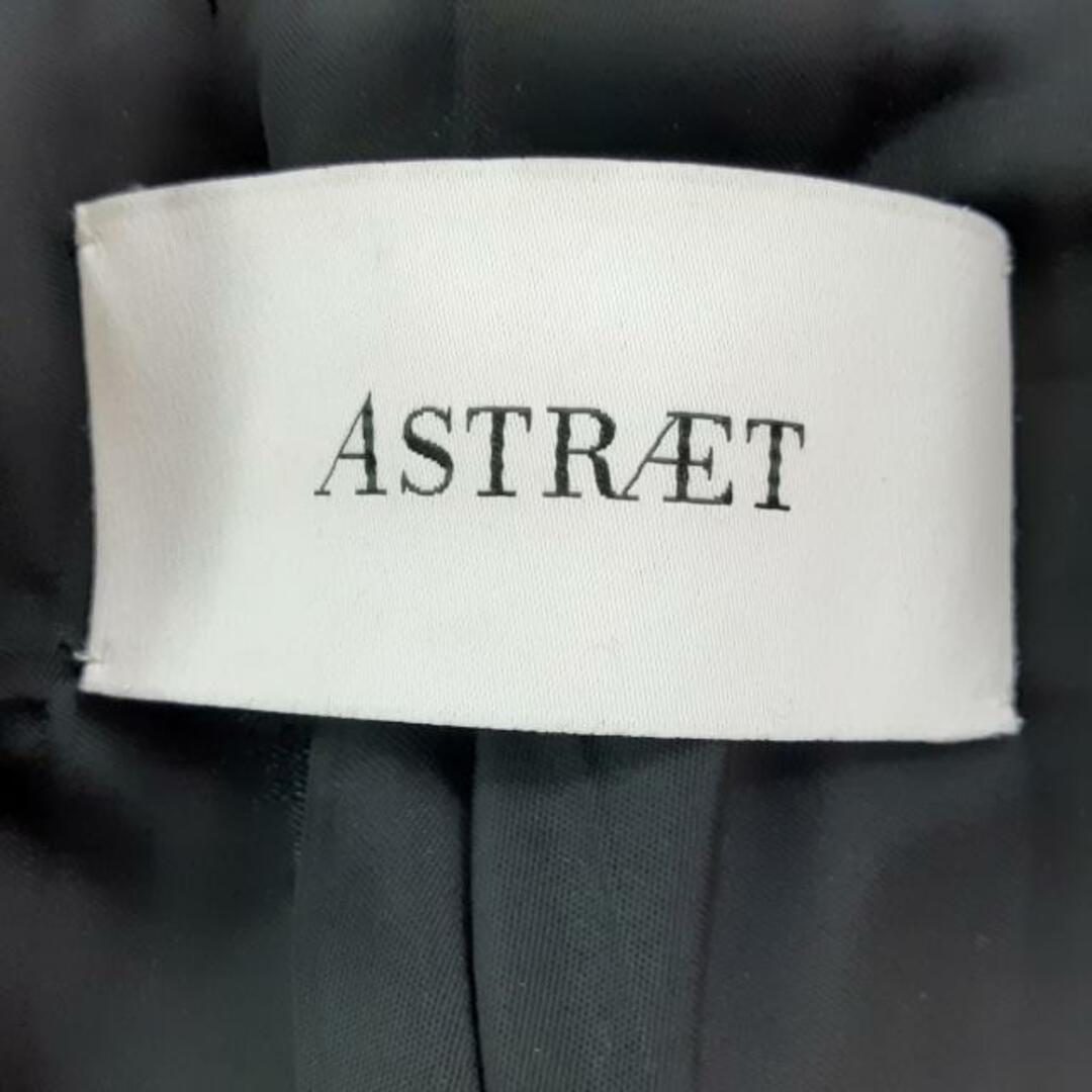 ASTRAET(アストラット)のASTRAET(アストラット) コート サイズ2 M レディース - 黒 長袖/肩パッド/ラビット(ラパン)/秋/冬 レディースのジャケット/アウター(その他)の商品写真