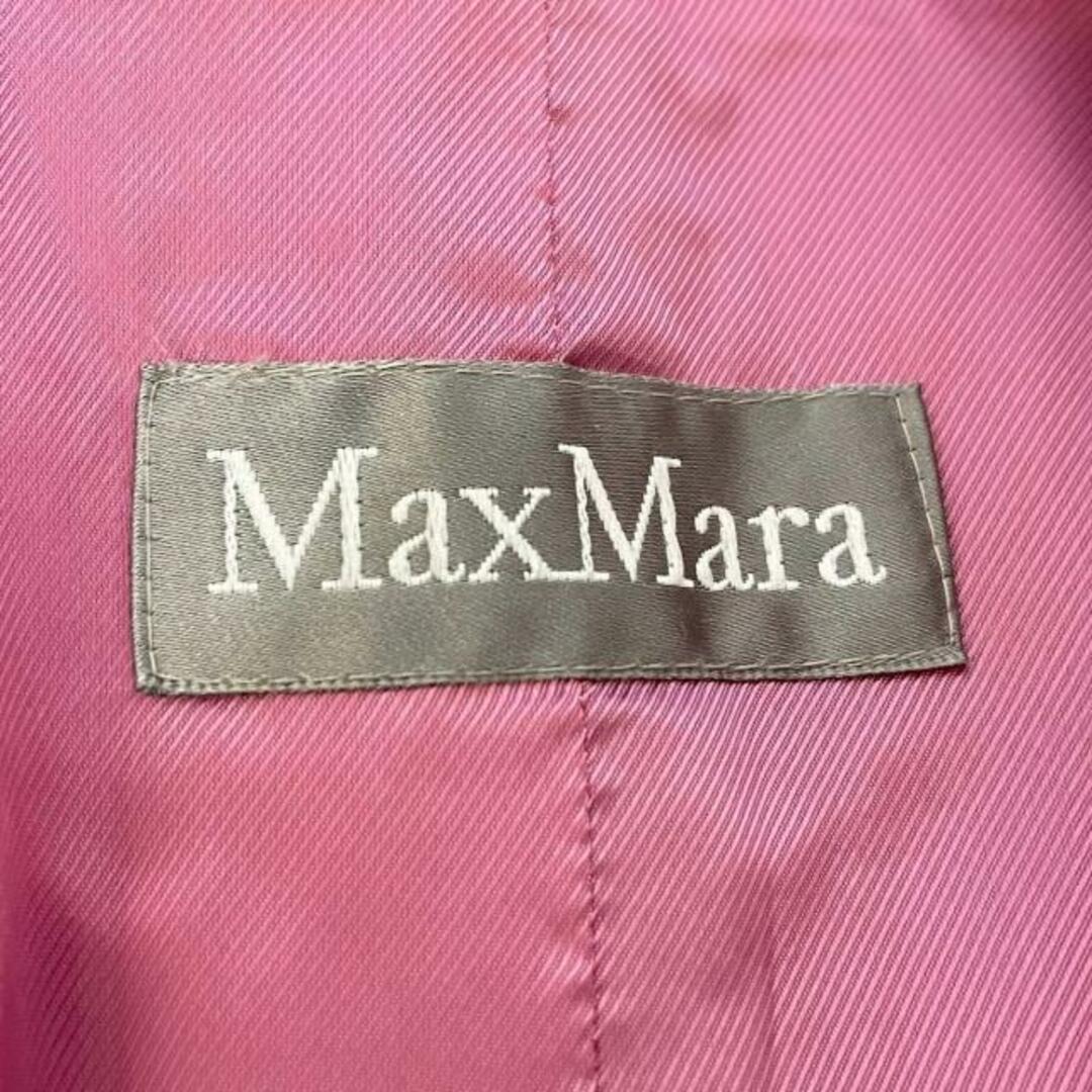 Max Mara(マックスマーラ)のMax Mara(マックスマーラ) ジャケット サイズI40 M レディース - ピンク 長袖/オールシーズン レディースのジャケット/アウター(その他)の商品写真