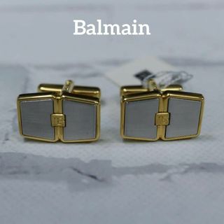 バルマン(BALMAIN)の【匿名配送】バルマン カフス ゴールド ロゴ シンプル(カフリンクス)