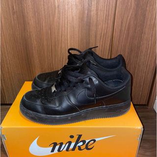 ナイキ(NIKE)のNike Air Force 1   AF1（BLACK）(スニーカー)