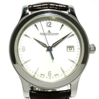 Jaeger-LeCoultre - JAEGER-LECOULTRE(ジャガールクルト) 腕時計 マスターコントロール Q1398420/147.8.37.S メンズ 裏スケ シルバー