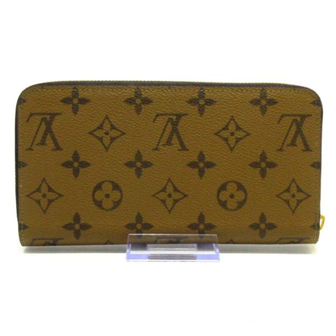 LOUIS VUITTON(ルイヴィトン)のLOUIS VUITTON(ルイヴィトン) 長財布 モノグラムリバース美品  ジッピーウォレット M82444 ノワールブロン モノグラム･リバース キャンバス レディースのファッション小物(財布)の商品写真