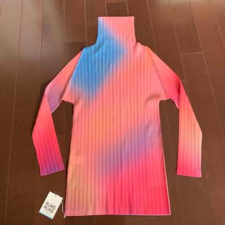 プリーツプリーズイッセイミヤケ(PLEATS PLEASE ISSEY MIYAKE)のプリーツプリーズ MELTY RIB PINK(シャツ/ブラウス(長袖/七分))