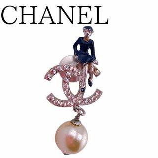 シャネル(CHANEL)のシャネル 04P マドモアゼル プッシュピン ブローチ シルバー ブランド(ブローチ/コサージュ)