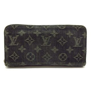 ルイヴィトン(LOUIS VUITTON)のLOUIS VUITTON(ルイヴィトン) 長財布 モノグラムデニム ジッピーウォレット M95614 ブラック モノグラムデニムキャンバス(財布)