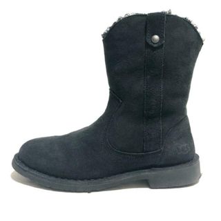 アグ(UGG)のアグ ショートブーツ 23.0 レディース 黒(ブーツ)