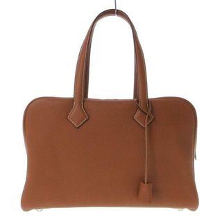 エルメス(Hermes)のHERMES(エルメス) ショルダーバッグ美品  ヴィクトリア2フールトゥ35 ゴールド シルバー金具 トリヨンクレマンス(ショルダーバッグ)