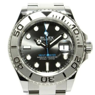 ROLEX - ROLEX(ロレックス) 腕時計美品  ヨットマスター40 126622 メンズ SS×PT/ランダムルーレット/10コマ+余りコマ3/フルコマ/2023.04 ダークロジウム