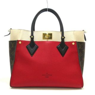 ルイヴィトン(LOUIS VUITTON)のLOUIS VUITTON(ルイヴィトン) トートバッグ モノグラム オンマイサイド M53824 ルージュピラット カーフレザー×モノグラム・キャンバス(トートバッグ)